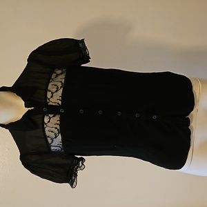 GHOST London black blouse